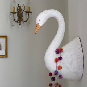 swan wall decoration