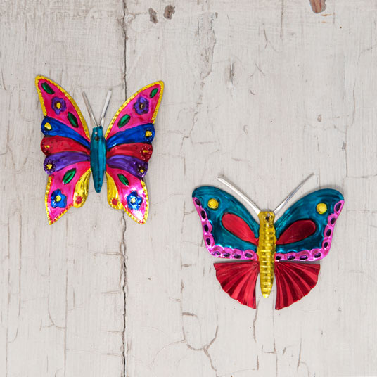 metal butterfly wall decorations