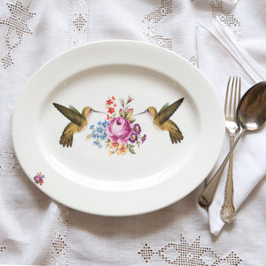 Lou Rota Hummingbird Serving Platter