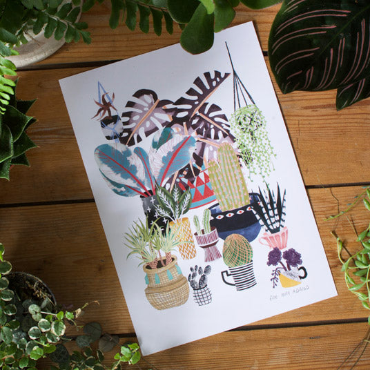 Plant Illustration - Plant Parade Print